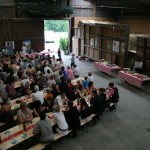 Grossanlass in der Halle.
