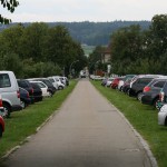 Vollparkierte Rosegghof Allee