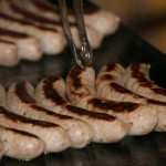 Würste auf dem Grill