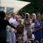 Vorführung an einer Hochzeit